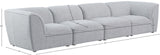 Miramar Modular Sofa - Luxurious Linen Texture, Contemporary Design, and Endless Configuration Options