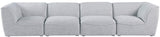 Miramar Modular Sofa - Luxurious Linen Texture, Contemporary Design, and Endless Configuration Options