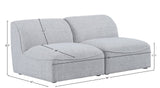 Miramar Modular Sofa - Luxurious Linen Texture, Contemporary Design, and Endless Configuration Options