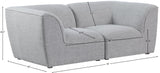 Miramar Modular Sofa - Luxurious Linen Texture, Contemporary Design, and Endless Configuration Options