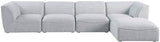 Miramar Modular Sectional Sofa - Soft Cream Linen Upholstery, Contemporary Design for Stylish Comfort