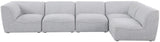 Miramar Modular Sectional Sofa - Soft Cream Linen Upholstery, Contemporary Design for Stylish Comfort
