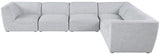 Miramar Modular Sectional Sofa - Soft Cream Linen Upholstery, Contemporary Design for Stylish Comfort