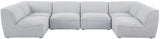 Miramar Modular Sectional Sofa - Soft Cream Linen Upholstery, Contemporary Design for Stylish Comfort