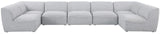 Miramar Modular Sectional Sofa - Soft Cream Linen Upholstery, Contemporary Design for Stylish Comfort