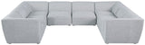 Miramar Modular Sectional Sofa - Soft Cream Linen Upholstery, Contemporary Design for Stylish Comfort