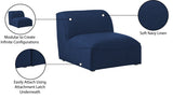 Miramar Modular Armless Chair - Stylish Contemporary Design with Premium Comfort and Durability