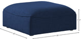 Miramar Modular Ottoman - Luxurious Soft Upholstery, Customizable Design, Perfect for Contemporary Spaces