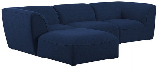 Miramar Contemporary Modular Sectional in Soft Cream Linen - Durable, Stylish, and Versatile Comfort