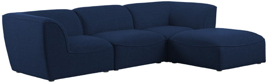 Miramar Contemporary Modular Sectional in Soft Cream Linen - Durable, Stylish, and Versatile Comfort