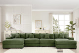 DESEO 170" 4-Seater Sofa with 2 Ottomans