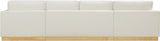 Johanna 3-Piece Sectional Sofa - Mid-Century Charm with Plush Comfort, Solid Wood Base & Cozy Design