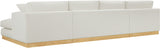 Johanna 3-Piece Sectional Sofa - Mid-Century Charm with Plush Comfort, Solid Wood Base & Cozy Design