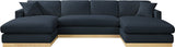 Johanna 3-Piece Sectional Sofa - Mid-Century Charm with Plush Comfort, Solid Wood Base & Cozy Design