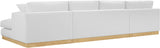 Johanna 3-Piece Sectional Sofa - Mid-Century Charm with Plush Comfort, Solid Wood Base & Cozy Design