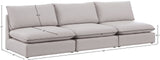 Mackenzie Modular Sofa: Versatile Seating with Soft Linen Texture for Stylish Contemporary Spaces