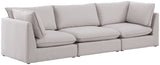 Mackenzie Modular Sofa: Versatile Seating with Soft Linen Texture for Stylish Contemporary Spaces