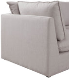 Mackenzie Modular Sofa: Versatile Seating with Soft Linen Texture for Stylish Contemporary Spaces