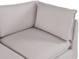 Mackenzie Modular Sofa: Versatile Seating with Soft Linen Texture for Stylish Contemporary Spaces