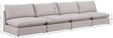 Mackenzie Modular Sofa: Versatile Seating with Soft Linen Texture for Stylish Contemporary Spaces