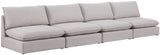 Mackenzie Modular Sofa: Versatile Seating with Soft Linen Texture for Stylish Contemporary Spaces