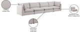 Mackenzie Modular Sofa: Versatile Seating with Soft Linen Texture for Stylish Contemporary Spaces