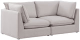 Mackenzie Modular Sofa: Versatile Seating with Soft Linen Texture for Stylish Contemporary Spaces