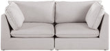 Mackenzie Modular Sofa: Versatile Seating with Soft Linen Texture for Stylish Contemporary Spaces