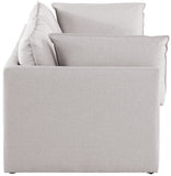 Mackenzie Modular Sofa: Versatile Seating with Soft Linen Texture for Stylish Contemporary Spaces