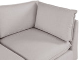 Mackenzie Modular Sofa: Versatile Seating with Soft Linen Texture for Stylish Contemporary Spaces