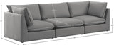 Mackenzie Modular Sofa: Versatile Seating with Soft Linen Texture for Stylish Contemporary Spaces