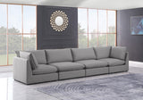 Mackenzie Modular Sofa: Versatile Seating with Soft Linen Texture for Stylish Contemporary Spaces