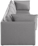 Mackenzie Modular Sofa: Versatile Seating with Soft Linen Texture for Stylish Contemporary Spaces