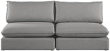 Mackenzie Modular Sofa: Versatile Seating with Soft Linen Texture for Stylish Contemporary Spaces
