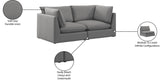 Mackenzie Modular Sofa: Versatile Seating with Soft Linen Texture for Stylish Contemporary Spaces