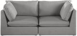 Mackenzie Modular Sofa: Versatile Seating with Soft Linen Texture for Stylish Contemporary Spaces