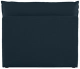 Mackenzie Contemporary Armless Chair with Elegant Linen Fabric, Modular Design for Versatile Spaces