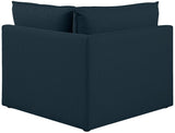 Mackenzie Corner Chair – Elegant Linen Textured Upholstery for Contemporary Living Spaces