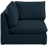 Mackenzie Corner Chair – Elegant Linen Textured Upholstery for Contemporary Living Spaces