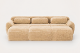 MELLOW 114" 3-Seater Sofa with 3 Ottomans