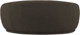 Hyde Brown Boucle Fabric Loveseat - Cozy Chic Design, Plush Comfort & Stylish Modern Appeal for Your Space