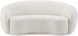 Hyde Contemporary Loveseat with Chic Rounded Back, Plush Comfort, and Stylish Modern Design