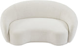Hyde Contemporary Loveseat with Chic Rounded Back, Plush Comfort, and Stylish Modern Design