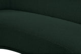 Hyde Contemporary Loveseat with Chic Rounded Back, Plush Comfort, and Stylish Modern Design