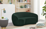 Hyde Contemporary Loveseat with Chic Rounded Back, Plush Comfort, and Stylish Modern Design