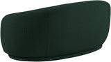 Hyde Contemporary Loveseat with Chic Rounded Back, Plush Comfort, and Stylish Modern Design