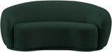 Hyde Contemporary Loveseat with Chic Rounded Back, Plush Comfort, and Stylish Modern Design