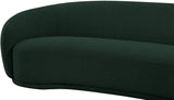 Hyde Contemporary Loveseat with Chic Rounded Back, Plush Comfort, and Stylish Modern Design