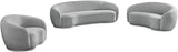 Hyde Contemporary Chair - Plush Rounded Back in Soft Boucle Upholstery for Stylish Living Spaces