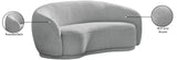 Hyde Contemporary Loveseat with Chic Rounded Back, Plush Comfort, and Stylish Modern Design